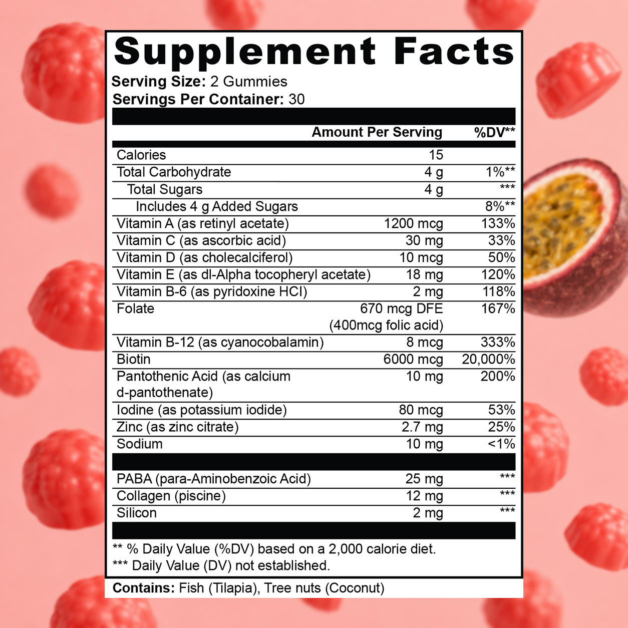 Bloomli Hair Vitamin Gummies